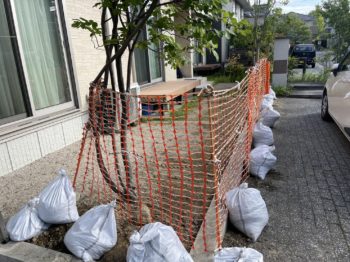 北九州市八幡西区で木製樹脂製フェンス工事を行いました！